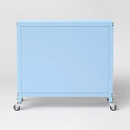 Armadio a 2 ante in metallo con rotelle - Room Essentials